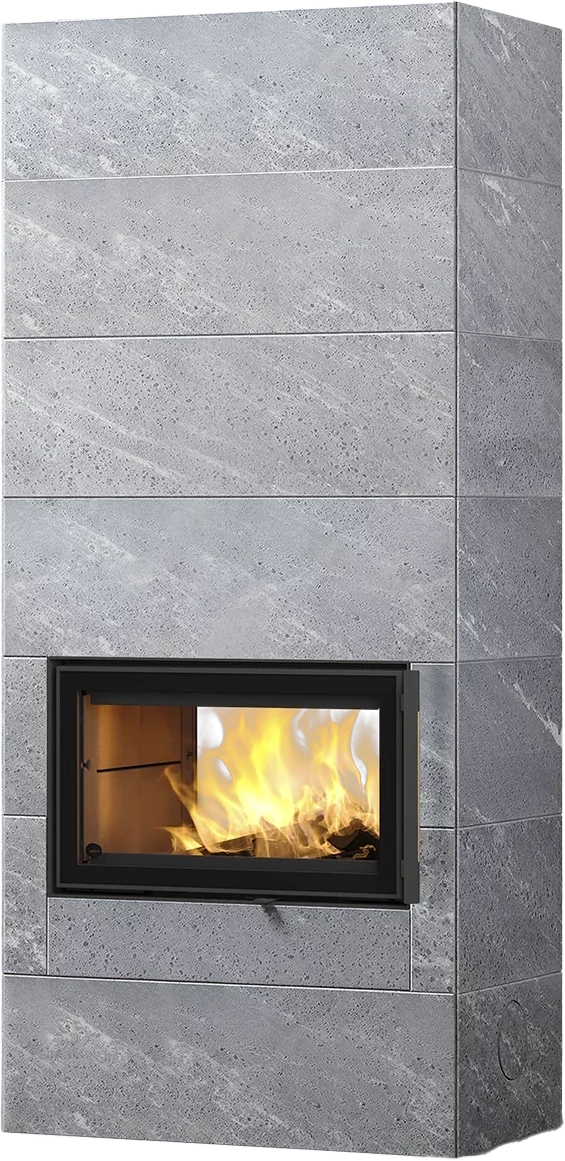 Tulikivi Saramo S 2D 21 Täljstensugnar frilagd