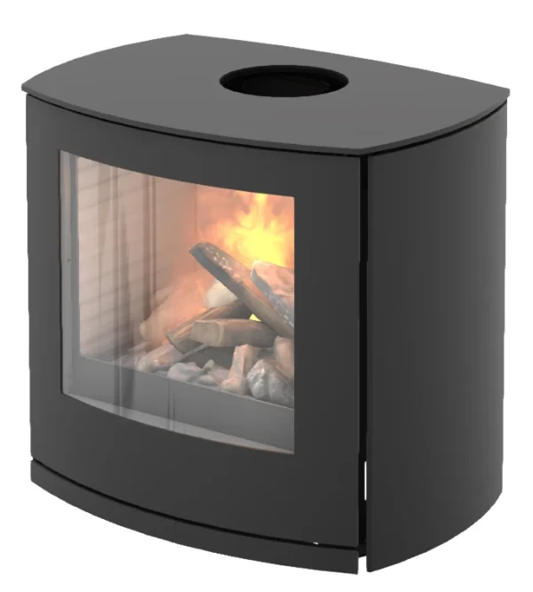 Rais Q-tee 2 C Gas Gasolkaminer frilagd