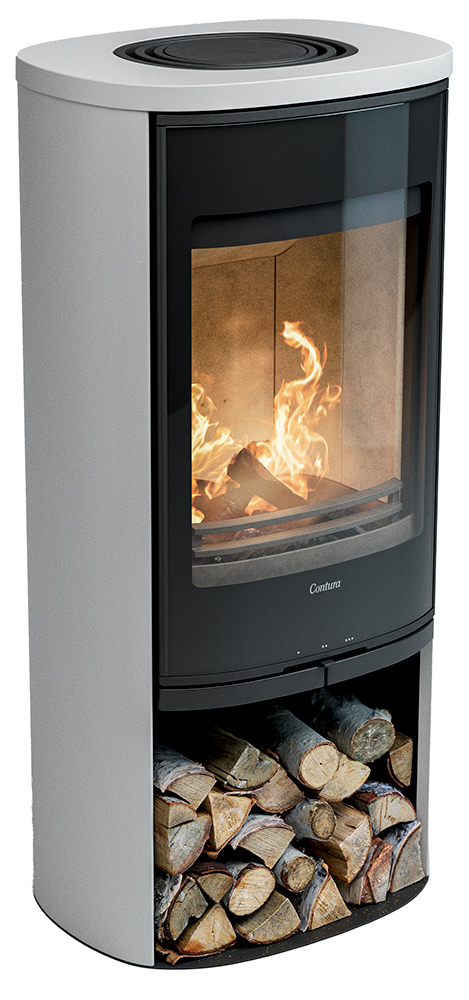 Contura 910G Braskaminer frilagd