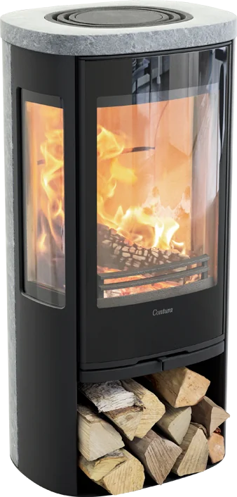 Contura 856TG Style Braskaminer frilagd