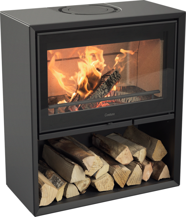 Contura 310G Braskaminer frilagd