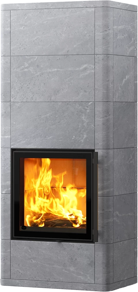 Tulikivi Salvo S 18 Täljstensugnar frilagd