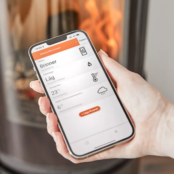 Contura 556G Connect Braskaminer miljöbild