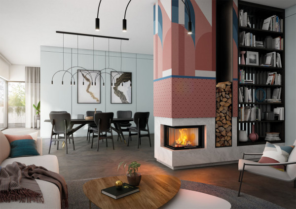 Spartherm Varia 2L-62 / Varia 2R-62 Insatsskaminer miljöbild