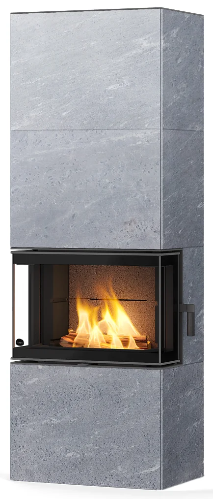 Tulikivi Siera 18 Täljstensugnar frilagd