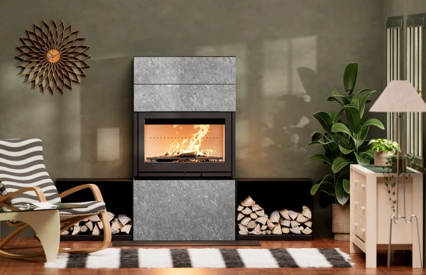 Contura MyCube i8TG FS Braskaminer miljöbild