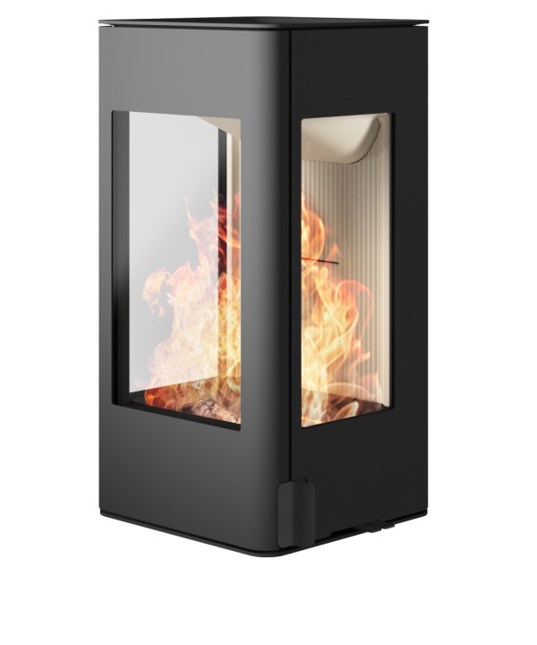 Nordpeis YoU Wall Braskaminer frilagd