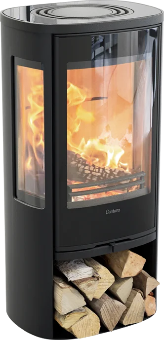 Contura 856G Style Braskaminer frilagd