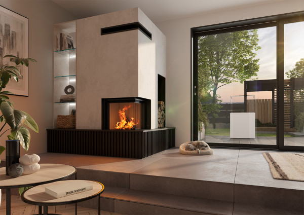 Spartherm Premium V-2L-55 / V-2R-55 Insatsskaminer miljöbild