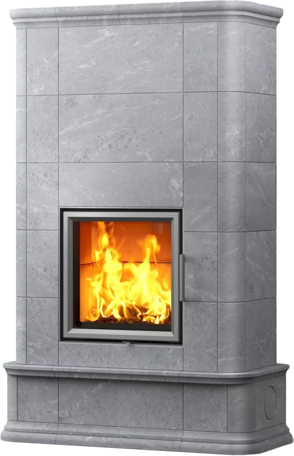 Tulikivi Akko 18 Täljstensugnar frilagd