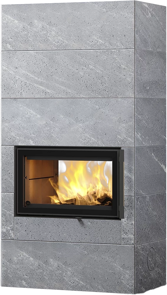 Tulikivi Saramo S 2D 18 Täljstensugnar frilagd