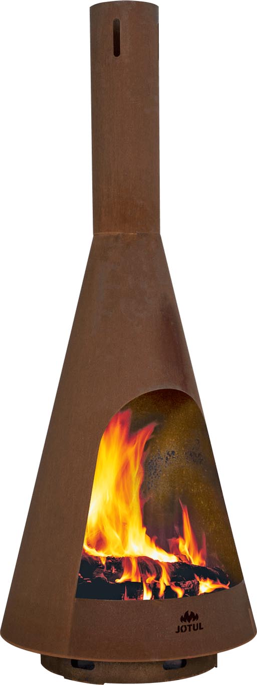 Jøtul Frøya Utekaminer frilagd