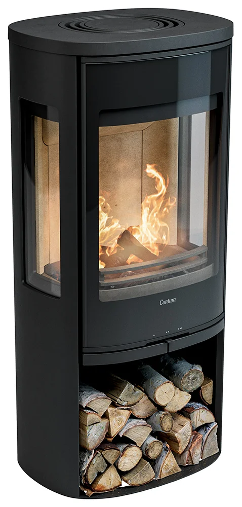 Contura 956G Style Braskaminer frilagd