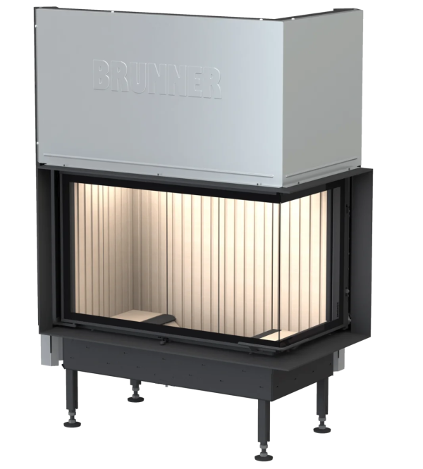 Brunner BKH 5.0 Hörn 50-82-42 ST Insatsskaminer frilagd
