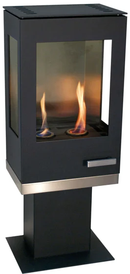 Spismiljö Apartment 1 Bioetanolkaminer frilagd