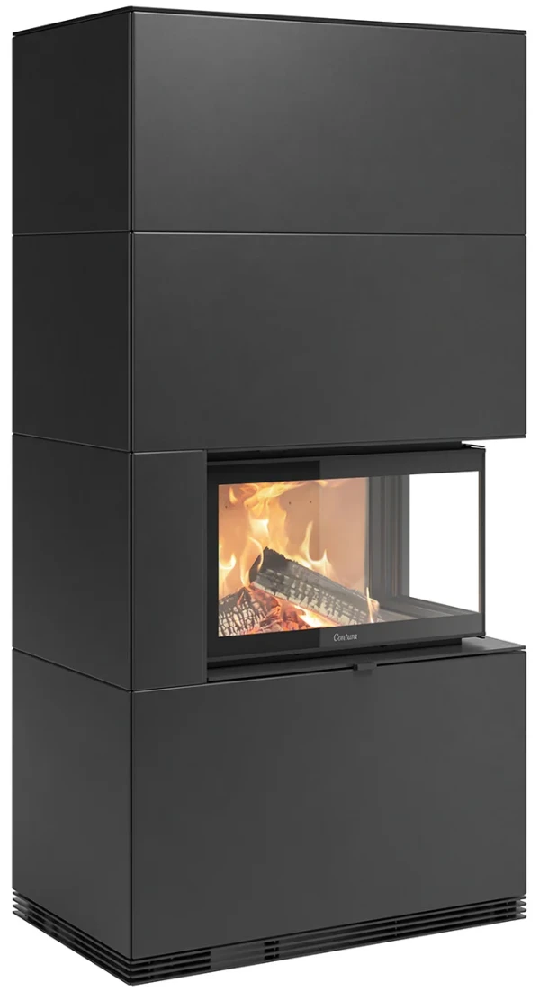 Contura i41 Svart Murspisar frilagd