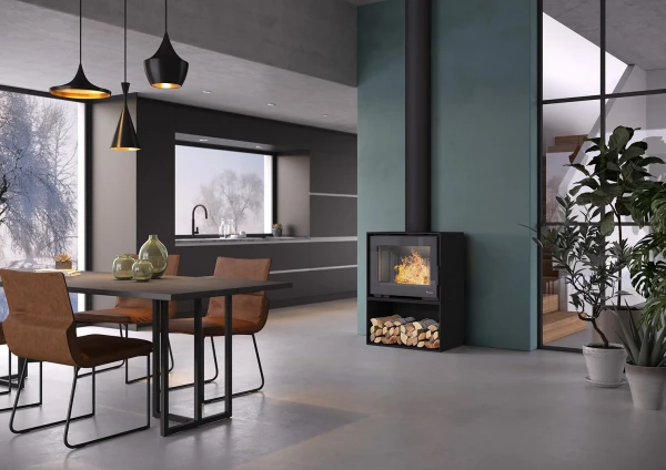 Nordpeis Sintra Cube Braskaminer miljöbild