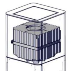 Powerstone  40 kg för YoU Steel/Pedestal, Porto Tillval frilagd