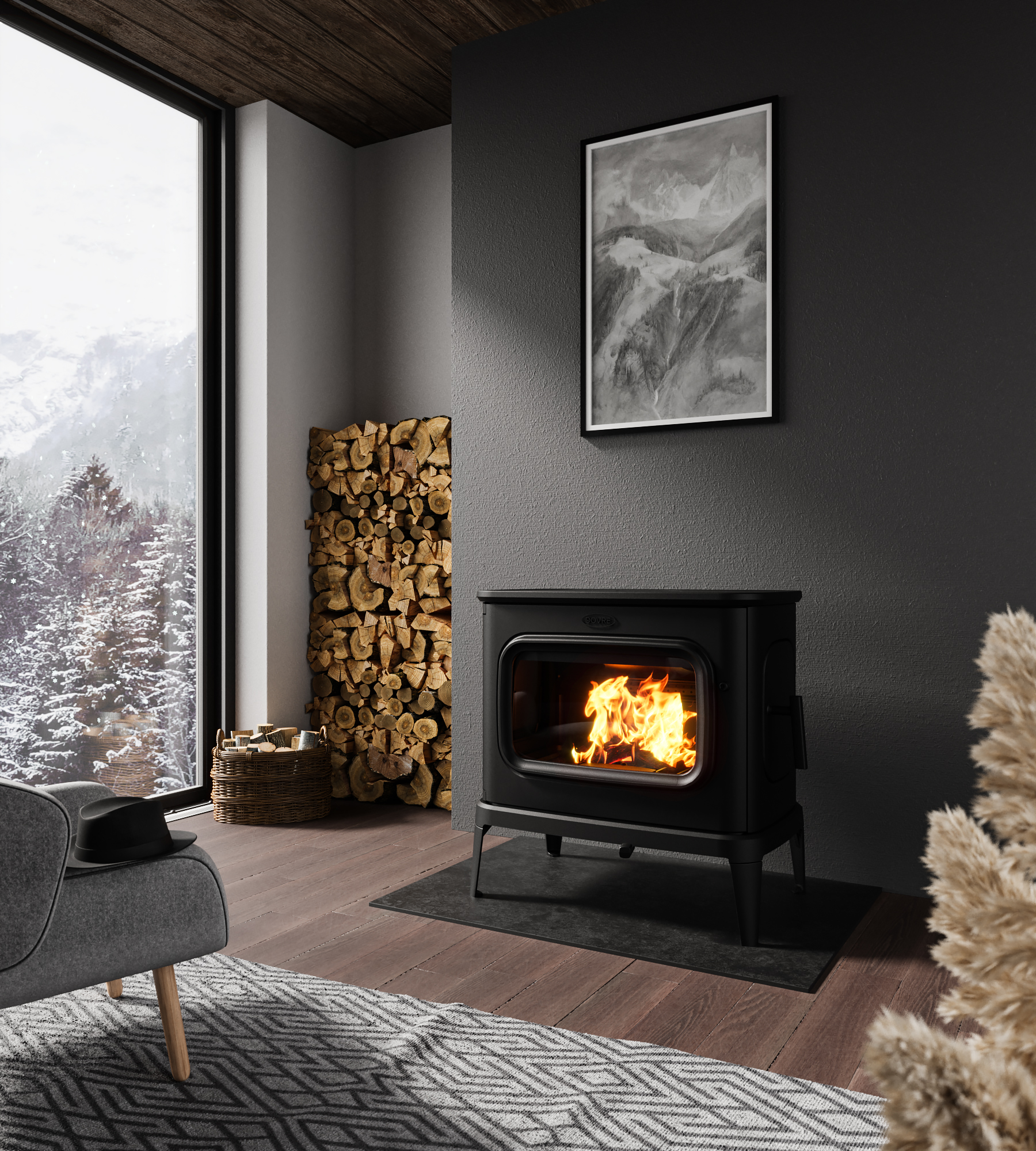 Dovre Saga 301 | Gjutjärnskaminer, Braskaminer | Tryggt köp hos Elda