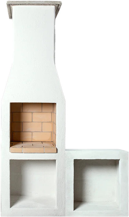 Schiedel Isokern Garden Small Utekaminer frilagd