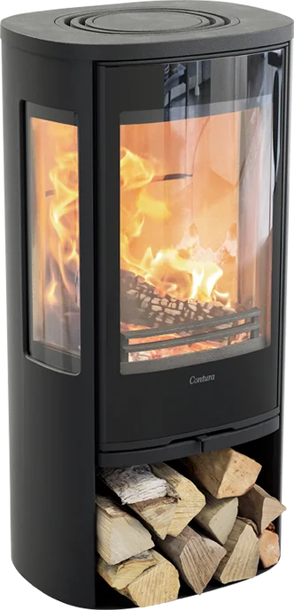 Contura 856G Style Braskaminer frilagd