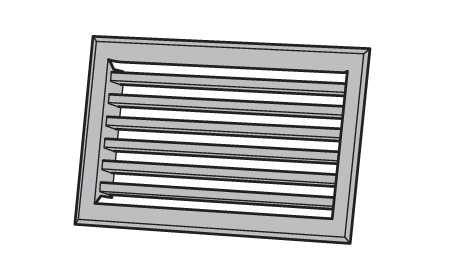 VARMLUFTSGALLER 150 SVART Tillval frilagd