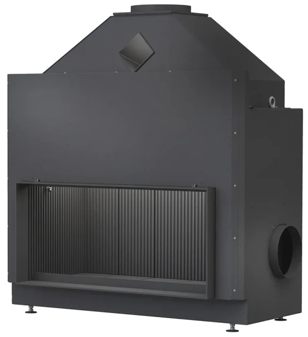 Brunner Urfeuer Front 50-110 Insatsskaminer frilagd