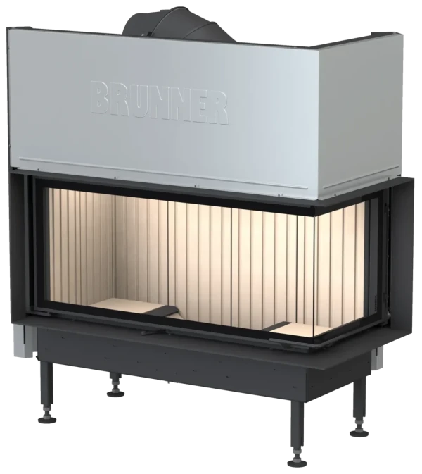 Brunner BKH 5.0 Hörn 42-98-42 ST Insatsskaminer frilagd