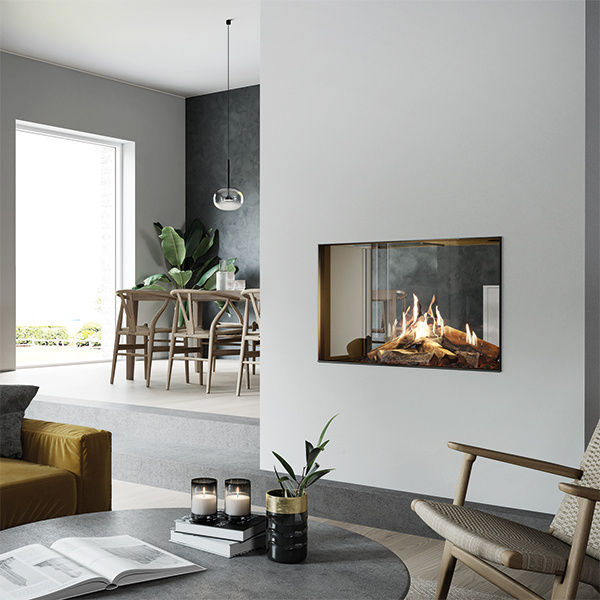 Rais Visio Gas 90 T Propan Gaskaminer miljöbild