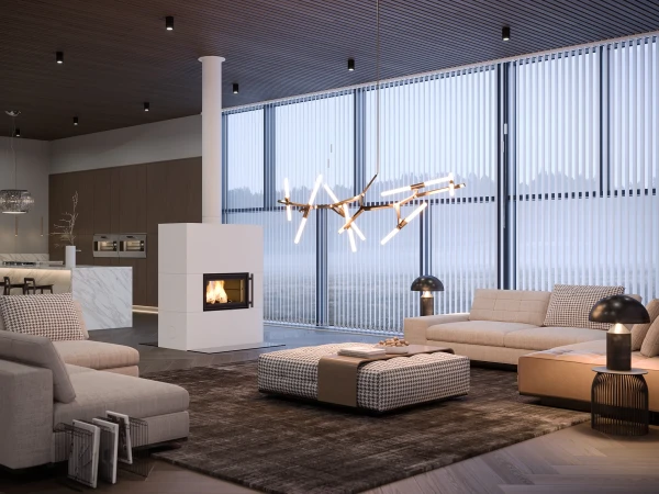 Tulikivi Saramo 18 Täljstensugnar miljöbild