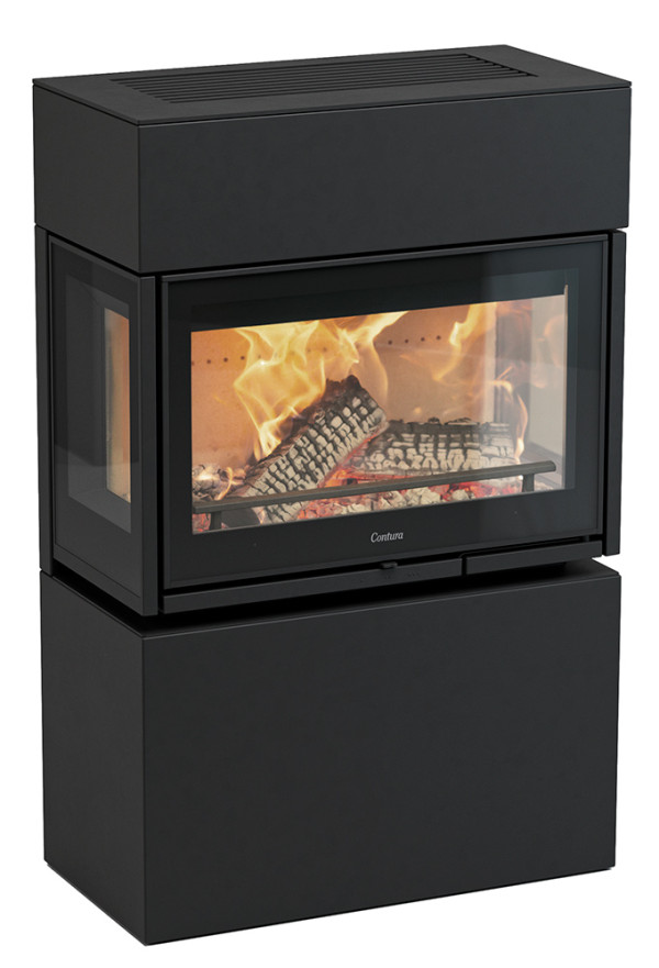 Contura MyCube i8G FS Braskaminer frilagd