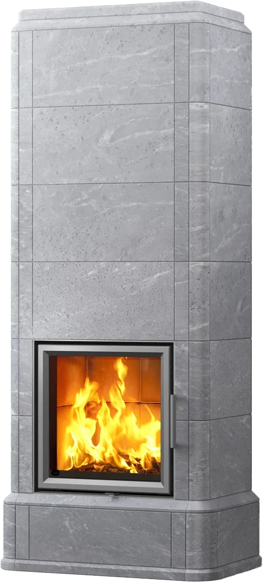 Tulikivi Laivo S 21 Täljstensugnar frilagd