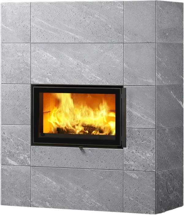 Tulikivi Saramo 15 Täljstensugnar frilagd