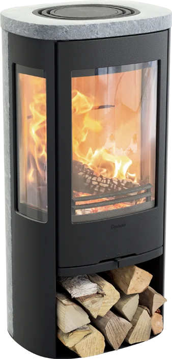 Contura 856T Style Braskaminer frilagd