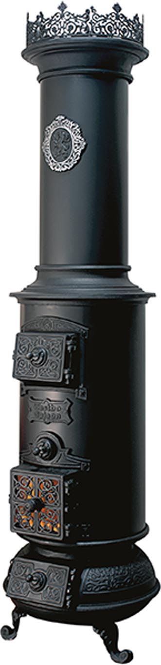 Westbo Classic Svart Braskaminer frilagd