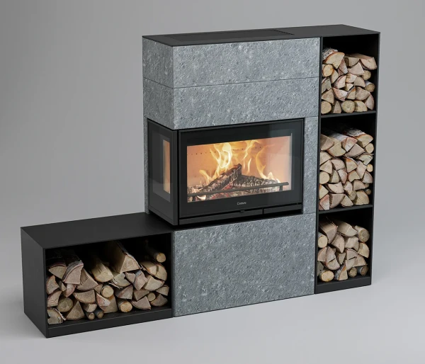 Contura MyCube i8TG FS Braskaminer miljöbild