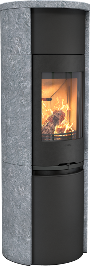 Contura 590T Style Braskaminer frilagd