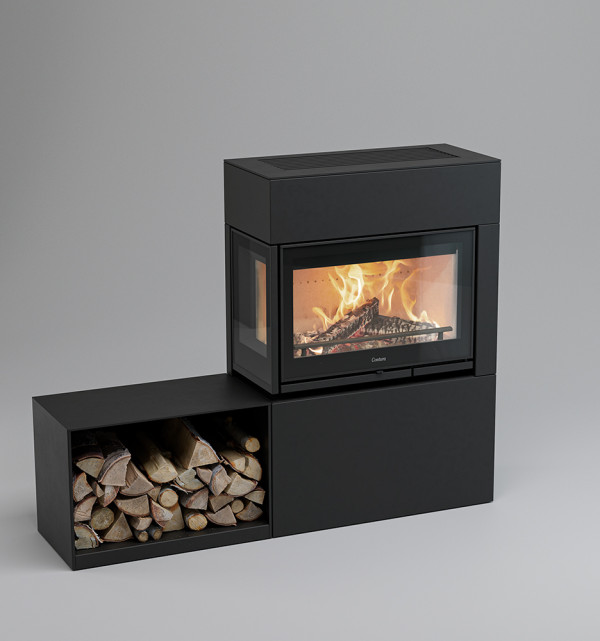 Contura MyCube i8G FS Braskaminer miljöbild