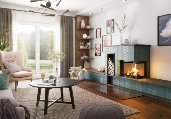 Spartherm Varia 2L-62 / Varia 2R-62 Insatsskaminer miljöbild