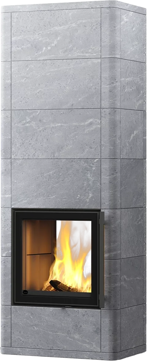 Tulikivi Salvo S 2D 21 Täljstensugnar frilagd