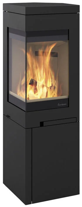 Nordpeis Quadro 2 Braskaminer frilagd