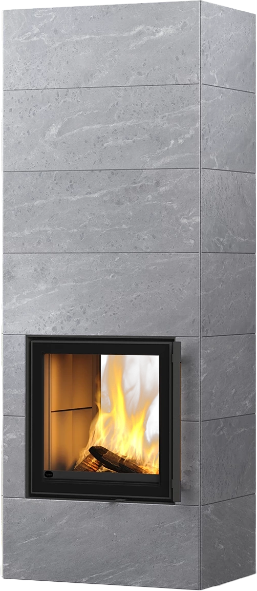 Tulikivi Raita S 2D 21 Täljstensugnar frilagd