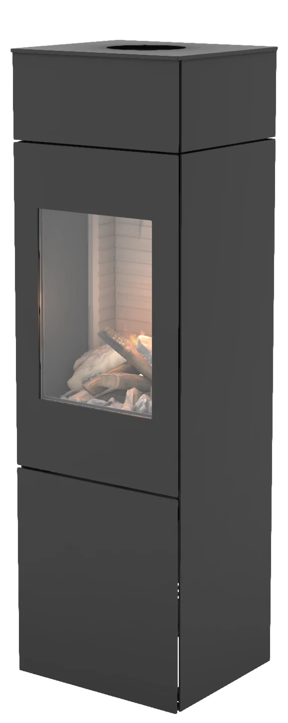 Rais Nexo 140 Gas Gaskaminer frilagd