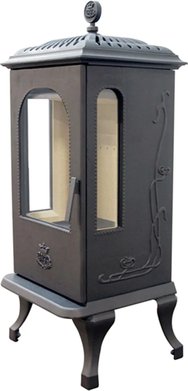 Westbo Victoria 125 med sidoglas Braskaminer frilagd