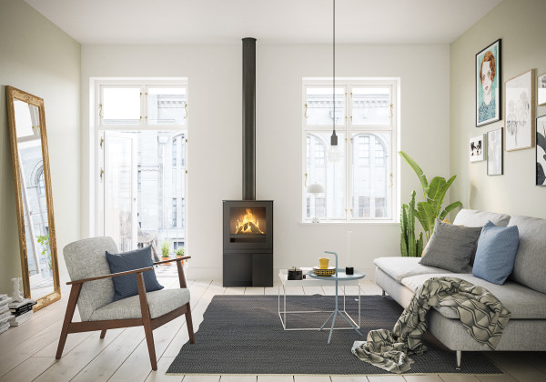 Rais Q-tee 2 Gas Gasolkaminer miljöbild